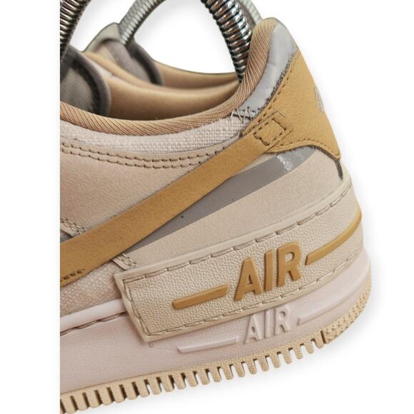 Nike AF1 Air Force 1 Shadow Sail Tan Athletic Sneaker Shoe Women Size 6.5 - Picture 8 of 11